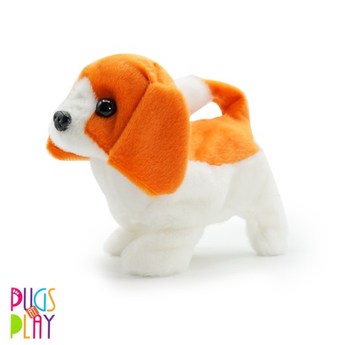Interactive walking dog plush - interactive,