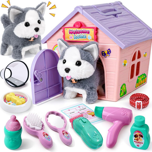 Electronic walking dog toy - walking,