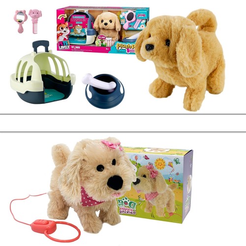 Fluffy plush walking - plush, talking