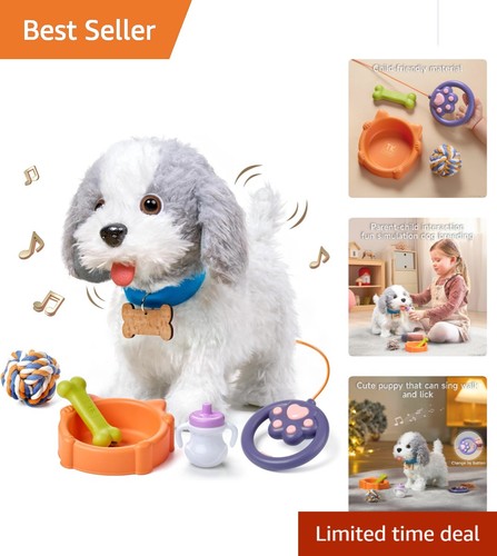 Interactive walking dog toy - walking,